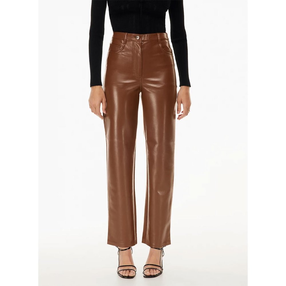 Aritzia Melina Pant Cognac Sz 2 / XS (25" Waist)